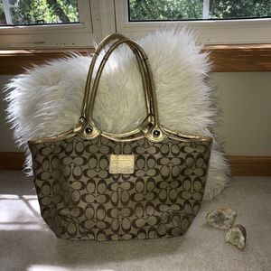 Authentic coach tote👜